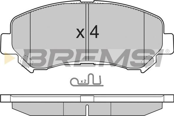 Bremsi BP3321 - Bremsbelagsatz, Scheibenbremse alexcarstop-ersatzteile.com