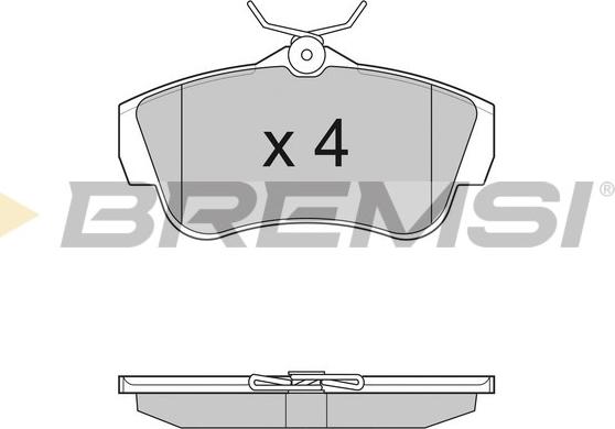 Bremsi BP3284 - Bremsbelagsatz, Scheibenbremse alexcarstop-ersatzteile.com