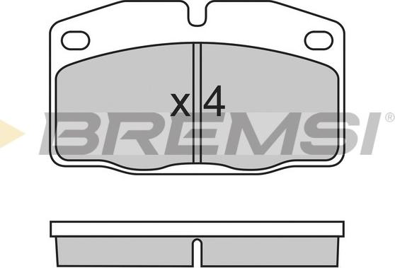 Bremsi BP2487 - Bremsbelagsatz, Scheibenbremse alexcarstop-ersatzteile.com