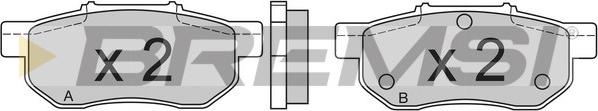 Bremsi BP2548 - Bremsbelagsatz, Scheibenbremse alexcarstop-ersatzteile.com