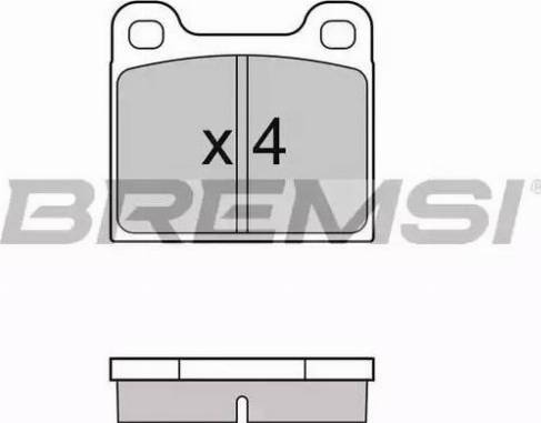 Bremsi BP2096 - Bremsbelagsatz, Scheibenbremse alexcarstop-ersatzteile.com