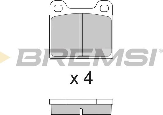 Bremsi BP2009 - Bremsbelagsatz, Scheibenbremse alexcarstop-ersatzteile.com