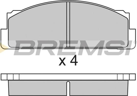 Bremsi BP2004 - Bremsbelagsatz, Scheibenbremse alexcarstop-ersatzteile.com