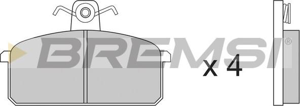 Bremsi BP2151 - Bremsbelagsatz, Scheibenbremse alexcarstop-ersatzteile.com