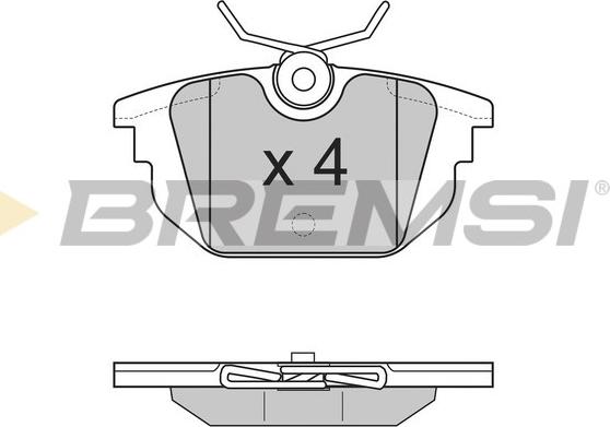 Bremsi BP2850 - Bremsbelagsatz, Scheibenbremse alexcarstop-ersatzteile.com