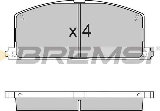 Bremsi BP2255 - Bremsbelagsatz, Scheibenbremse alexcarstop-ersatzteile.com