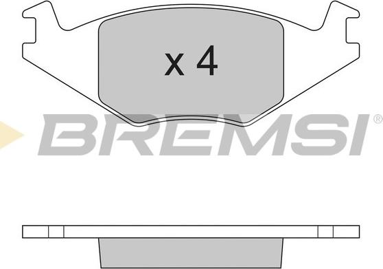 Bremsi BP2262 - Bremsbelagsatz, Scheibenbremse alexcarstop-ersatzteile.com