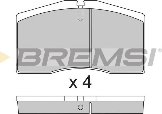 Bremsi BP2766 - Bremsbelagsatz, Scheibenbremse alexcarstop-ersatzteile.com