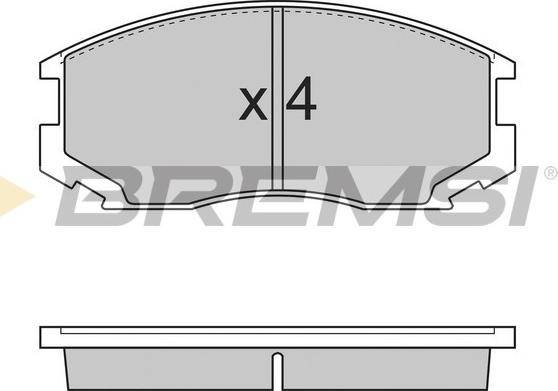 Bremsi BP2732 - Bremsbelagsatz, Scheibenbremse alexcarstop-ersatzteile.com