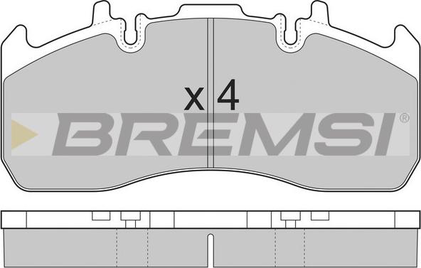 Bremsi BP7324 - Bremsbelagsatz, Scheibenbremse alexcarstop-ersatzteile.com