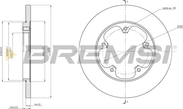 Bremsi CD8484S - Bremsscheibe alexcarstop-ersatzteile.com