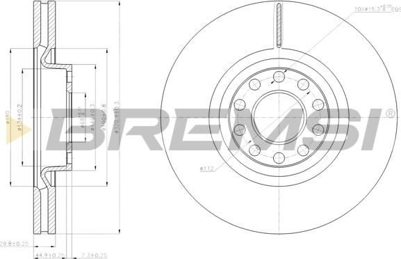 Bremsi CD7983V - Bremsscheibe alexcarstop-ersatzteile.com