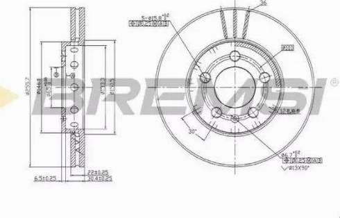 Bremsi DBA927V - Bremsscheibe alexcarstop-ersatzteile.com