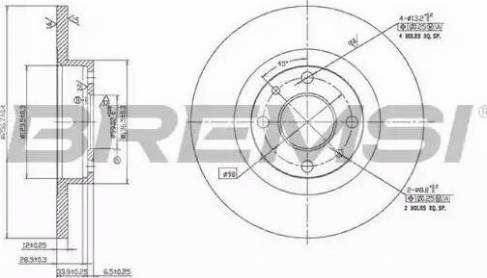 Bremsi DBA141S - Bremsscheibe alexcarstop-ersatzteile.com