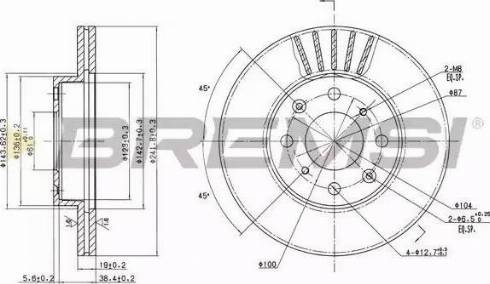 Bremsi DBA377V - Bremsscheibe alexcarstop-ersatzteile.com