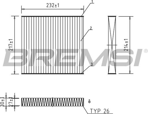 Bremsi FC0492C - Filter, Innenraumluft alexcarstop-ersatzteile.com