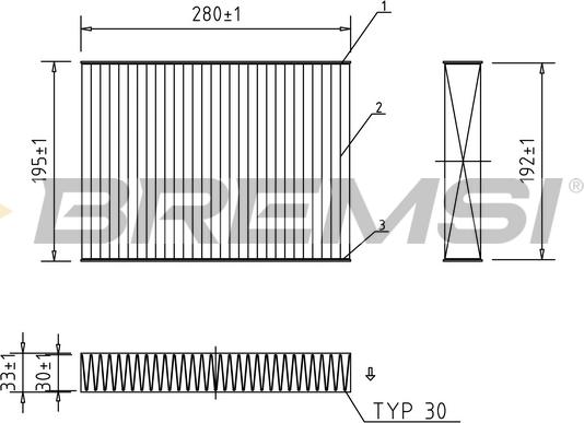 Bremsi FC0470A - Filter, Innenraumluft alexcarstop-ersatzteile.com