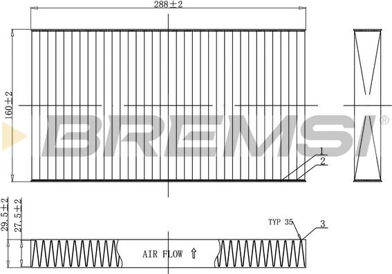 Bremsi FC0477C - Filter, Innenraumluft alexcarstop-ersatzteile.com