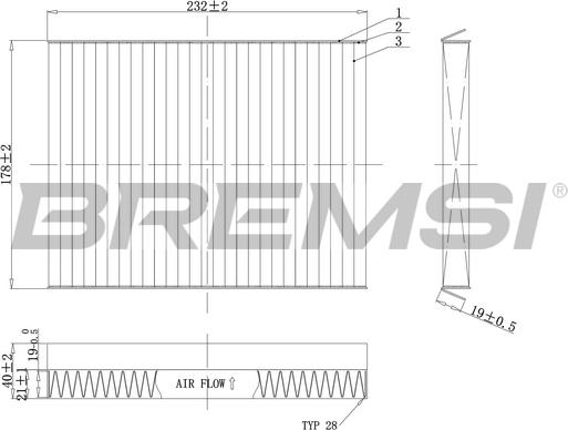 Bremsi FC0091C - Filter, Innenraumluft alexcarstop-ersatzteile.com