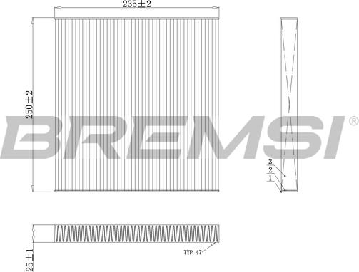 Bremsi FC0082 - Filter, Innenraumluft alexcarstop-ersatzteile.com