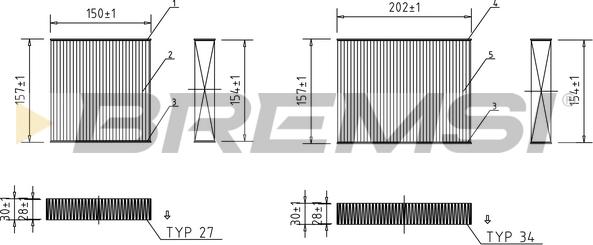 Bremsi FC0166 - Filter, Innenraumluft alexcarstop-ersatzteile.com