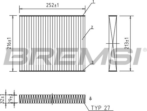 Bremsi FC0183A - Filter, Innenraumluft alexcarstop-ersatzteile.com