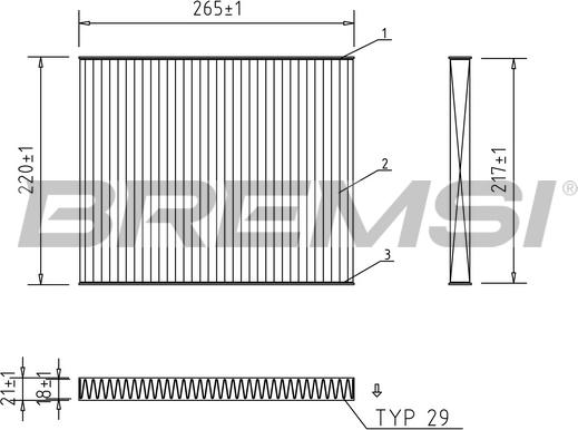 Bremsi FC0174C - Filter, Innenraumluft alexcarstop-ersatzteile.com