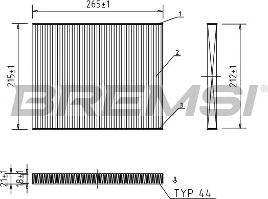 Bremsi FC0174 - Filter, Innenraumluft alexcarstop-ersatzteile.com