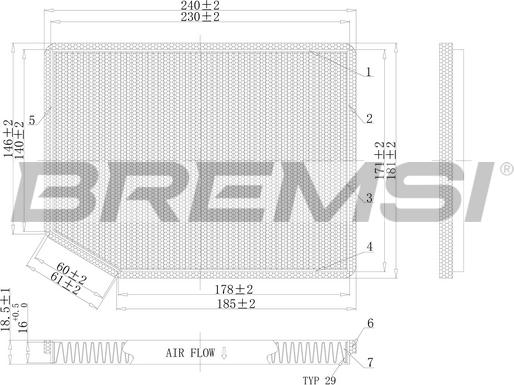 Bremsi FC1542C - Filter, Innenraumluft alexcarstop-ersatzteile.com