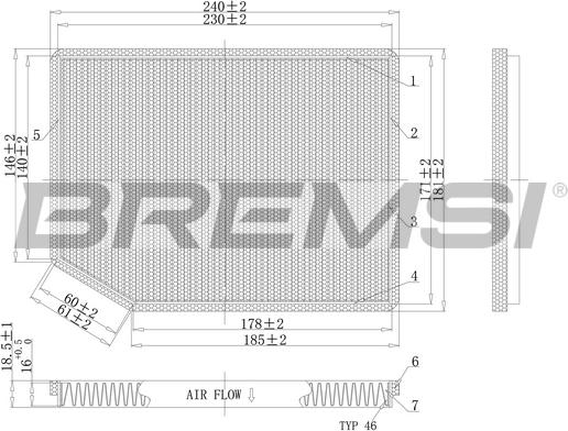 Bremsi FC1542 - Filter, Innenraumluft alexcarstop-ersatzteile.com