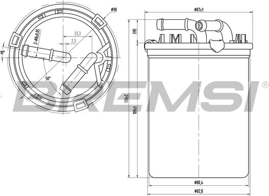 Bremsi FE0043 - Kraftstofffilter alexcarstop-ersatzteile.com