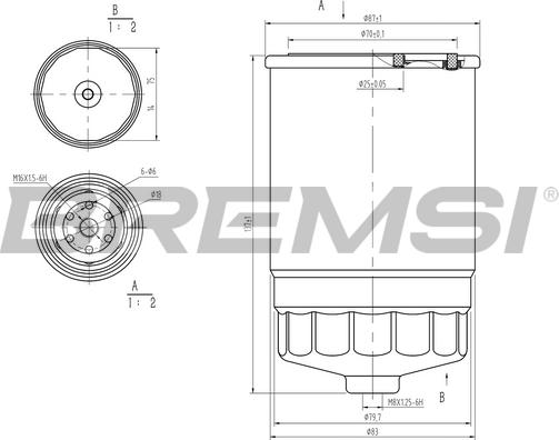 Bremsi FE0053 - Kraftstofffilter alexcarstop-ersatzteile.com