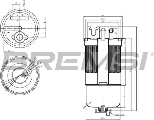 Bremsi FE0159 - Kraftstofffilter alexcarstop-ersatzteile.com