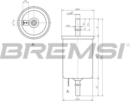 Bremsi FE0844 - Kraftstofffilter alexcarstop-ersatzteile.com