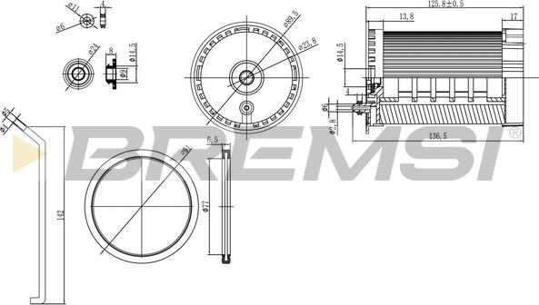 Bremsi FE0803 - Kraftstofffilter alexcarstop-ersatzteile.com