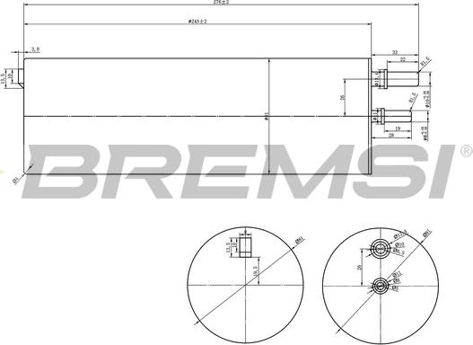 Bremsi FE0821 - Kraftstofffilter alexcarstop-ersatzteile.com