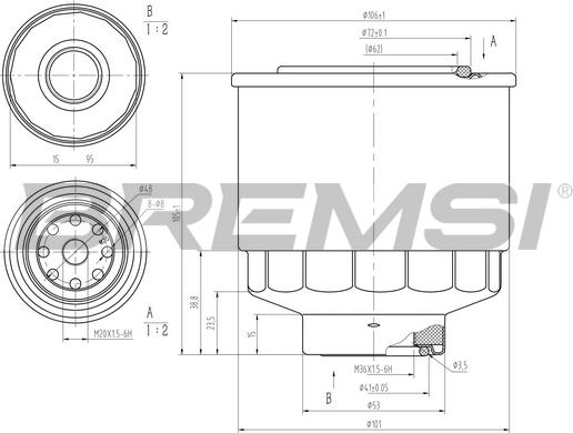 Bremsi FE1477 - Kraftstofffilter alexcarstop-ersatzteile.com