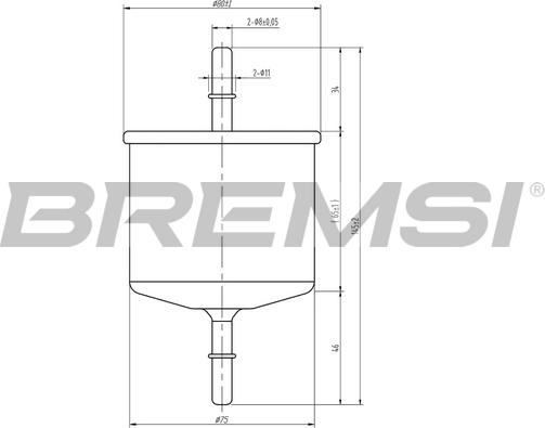 Bremsi FE1887 - Kraftstofffilter alexcarstop-ersatzteile.com