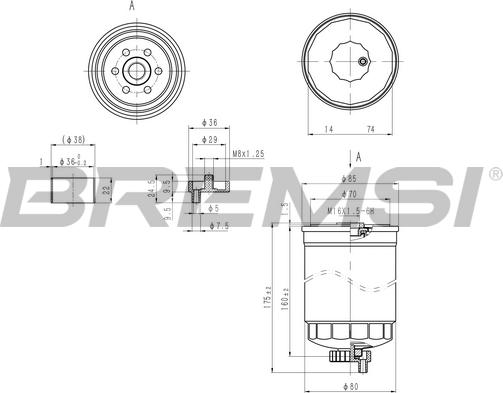 Bremsi FE1316 - Kraftstofffilter alexcarstop-ersatzteile.com