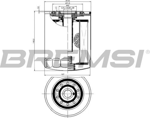 Bremsi FL0029 - Ölfilter alexcarstop-ersatzteile.com