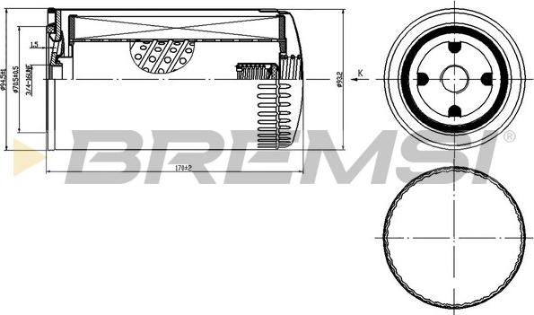 Bremsi FL1429 - Ölfilter alexcarstop-ersatzteile.com