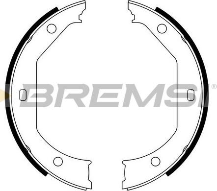 Bremsi GF0080 - Bremsbackensatz, Feststellbremse alexcarstop-ersatzteile.com