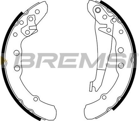 Bremsi GF0021 - Bremsbackensatz alexcarstop-ersatzteile.com