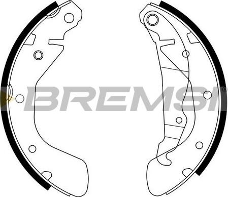 Bremsi GF0354 - Bremsbackensatz alexcarstop-ersatzteile.com