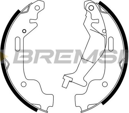 Bremsi GF0357 - Bremsbackensatz alexcarstop-ersatzteile.com