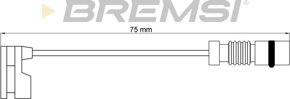 Bremsi WI0598 - Warnkontakt, Bremsbelagverschleiß alexcarstop-ersatzteile.com