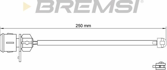 Bremsi WI0574 - Warnkontakt, Bremsbelagverschleiß alexcarstop-ersatzteile.com