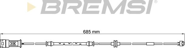 Bremsi WI0604 - Warnkontakt, Bremsbelagverschleiß alexcarstop-ersatzteile.com