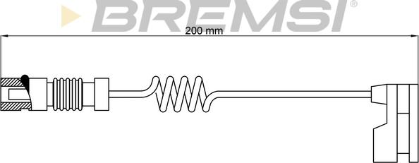 Bremsi WI0620 - Warnkontakt, Bremsbelagverschleiß alexcarstop-ersatzteile.com