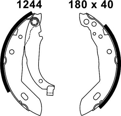 BSF 06133 - Bremsbackensatz alexcarstop-ersatzteile.com